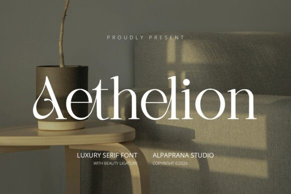 Aethelion: A Serif Font with a Modern Edge