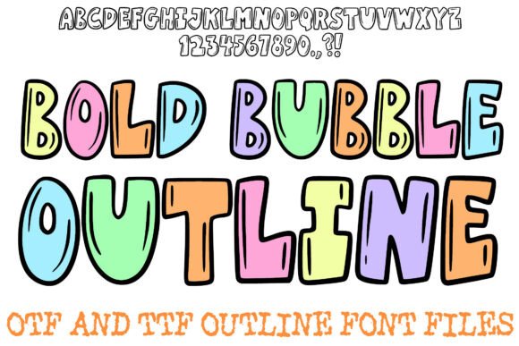 Bold Bubble Outline: The Playful Font That Demands Attention