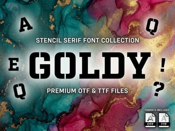 Goldy: The Industrial Prestige Font for Maximum Impact