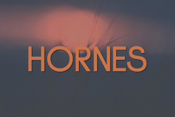 Hornes: The Clean, Modern Sans Serif for Professional Branding