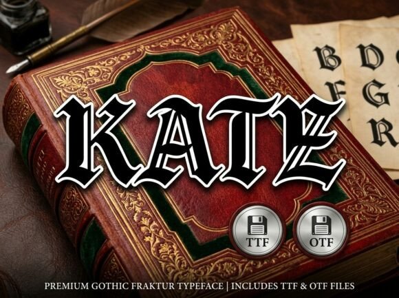 Kate: Unearthing the Dark Elegance of Gothic Fraktur