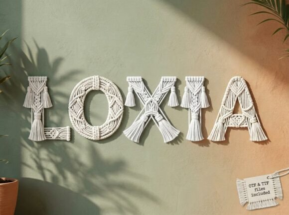 Loxia: The Decorative Display Typeface for Maximum Impact