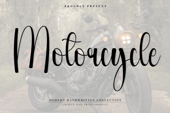 Motorcycle: The Rhythmic Script Font for Autumn and Beyond