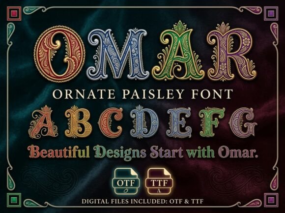 Omar: A Premium Font Blending Cultural Artistry with Modern Design