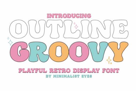 Outline Groovy: Your Ticket to a 70s-Inspired Design Vibe
