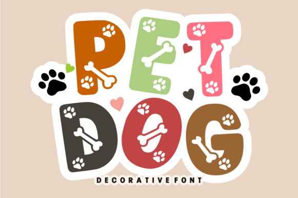 Pet Dog: A Playful Font for Creative Projects