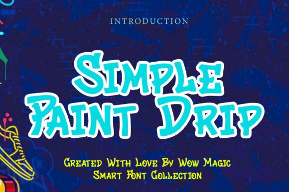 Simple Paint Drip: Urban Energy for Bold Designs