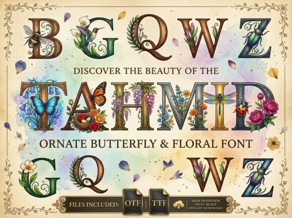 Tahmid: Where Nature Meets Typography