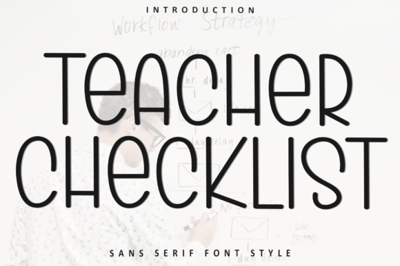 Teacher Checklist: A Festive Typeface for Holiday Magic