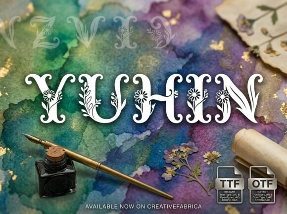 Yuhin: A Display Font for Commanding Attention